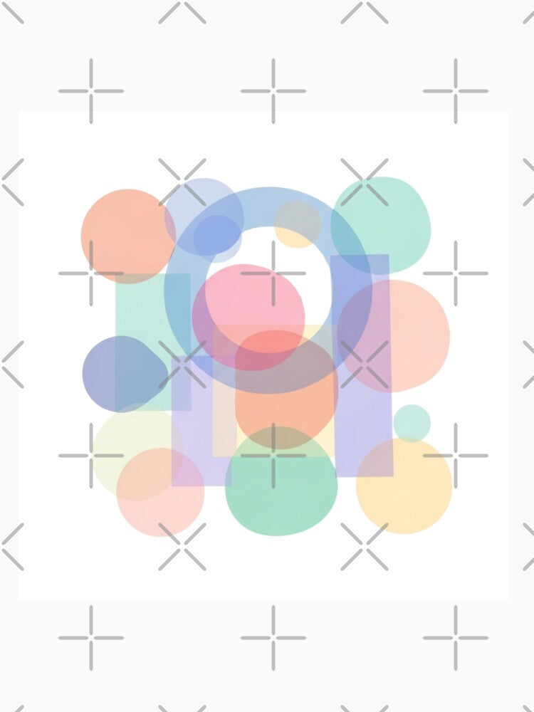 Colorful Geometric Abstract Shapes – Modern Minimalist Art by Rank Sol