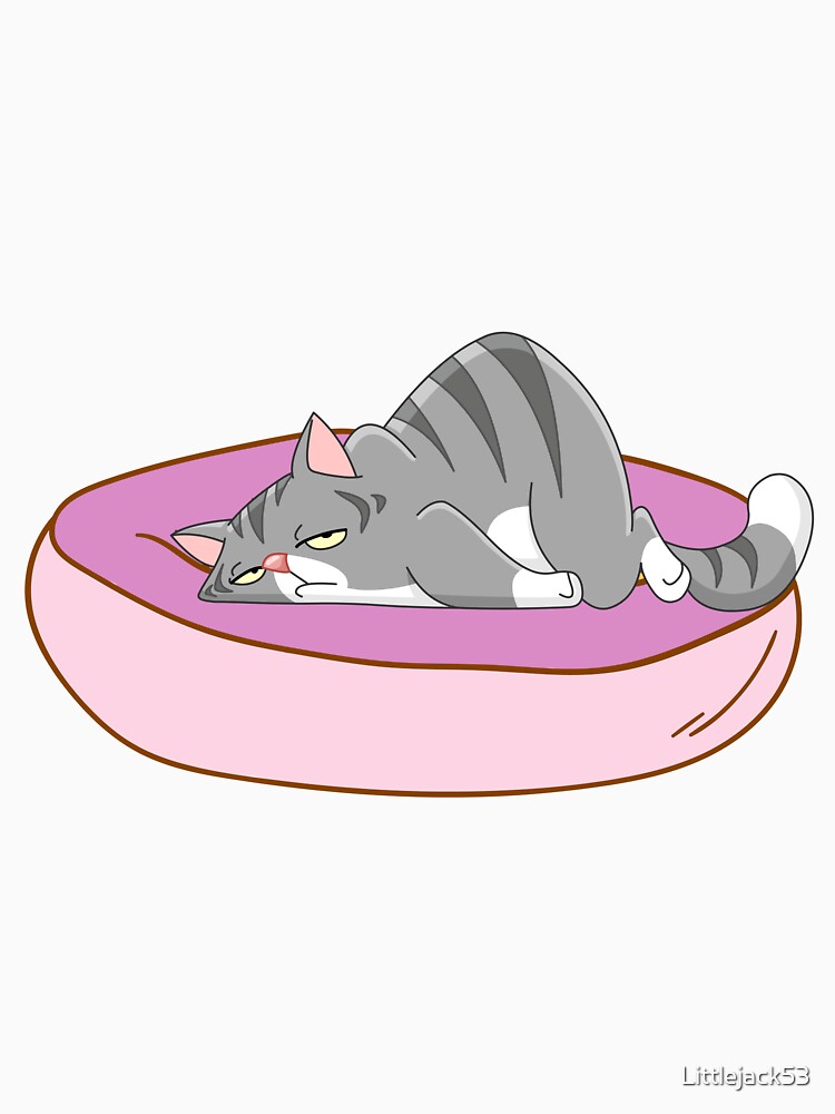 Lazy Cat by Littlejack53 Unisex , , , Long Sleeve Tee