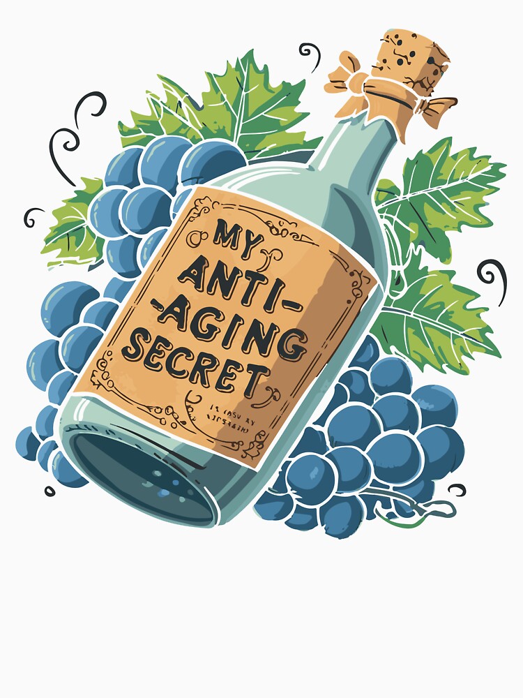 My Anti-Aging Secret by WineandWear Unisex , , , Long Sleeve Tee