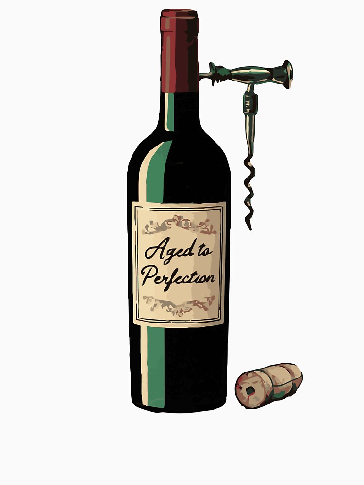 Aged To Perfection by WineandWear Unisex , , , Long Sleeve Tee