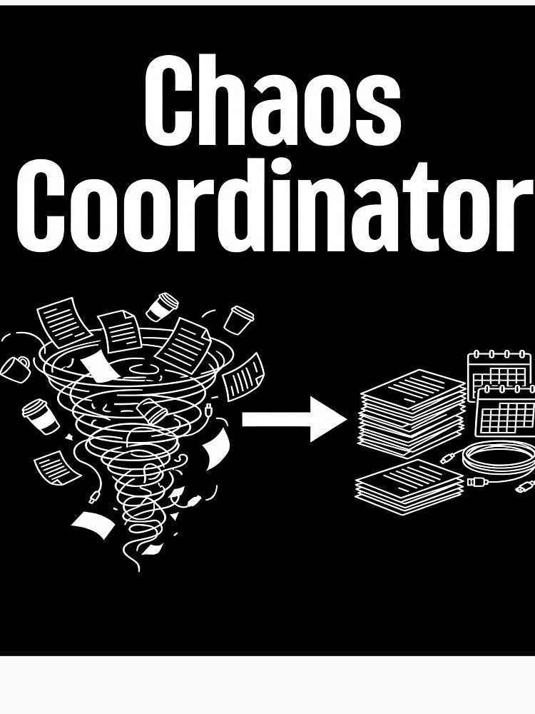 Chaos Coordinator Graphic by Bensoncreatives Unisex , , , Long Sleeve Tee