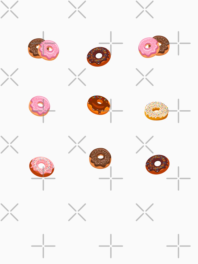 Donuts by silviaol Unisex , , , Long Sleeve Tee
