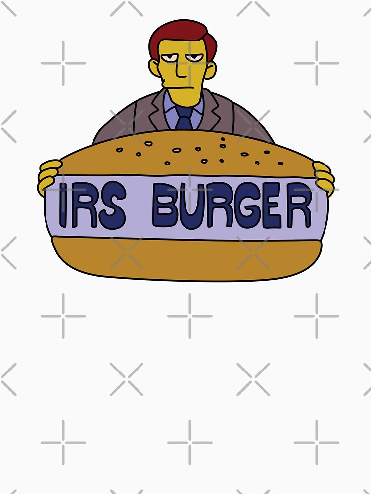 IRS Burger by REALsaintpetty Unisex , , , Long Sleeve Tee