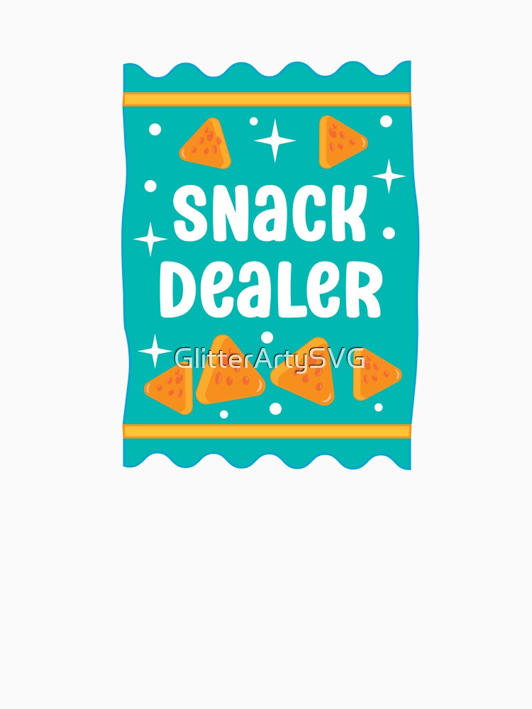 Snack Dealer - Bag of Chips/Crisps by GlitterArtySVG Unisex , , , Long Sleeve Tee