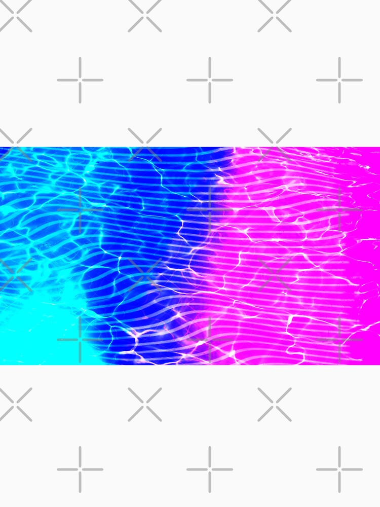 PURPLE AND BLUE OCEAN WAVES by xBLACKSTAR Unisex , , , Long Sleeve Tee