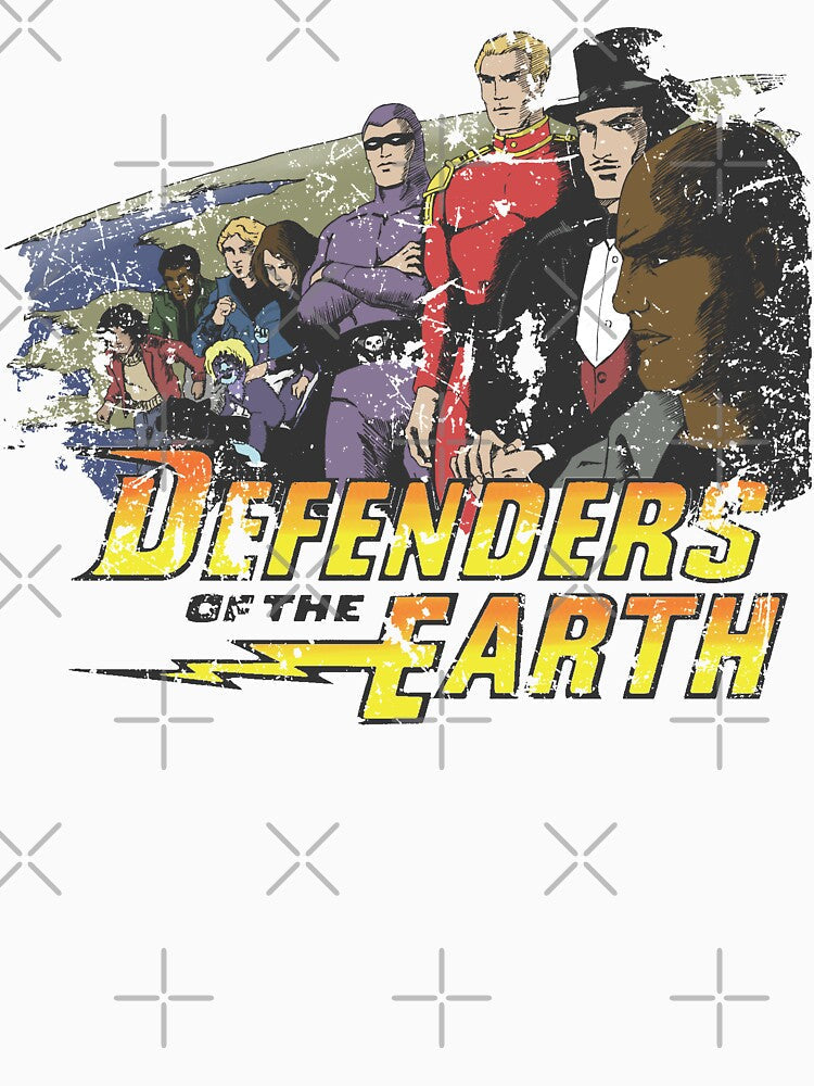 Defenders Of the Earth - Colour by Tsudo Unisex , , , Long Sleeve Tee