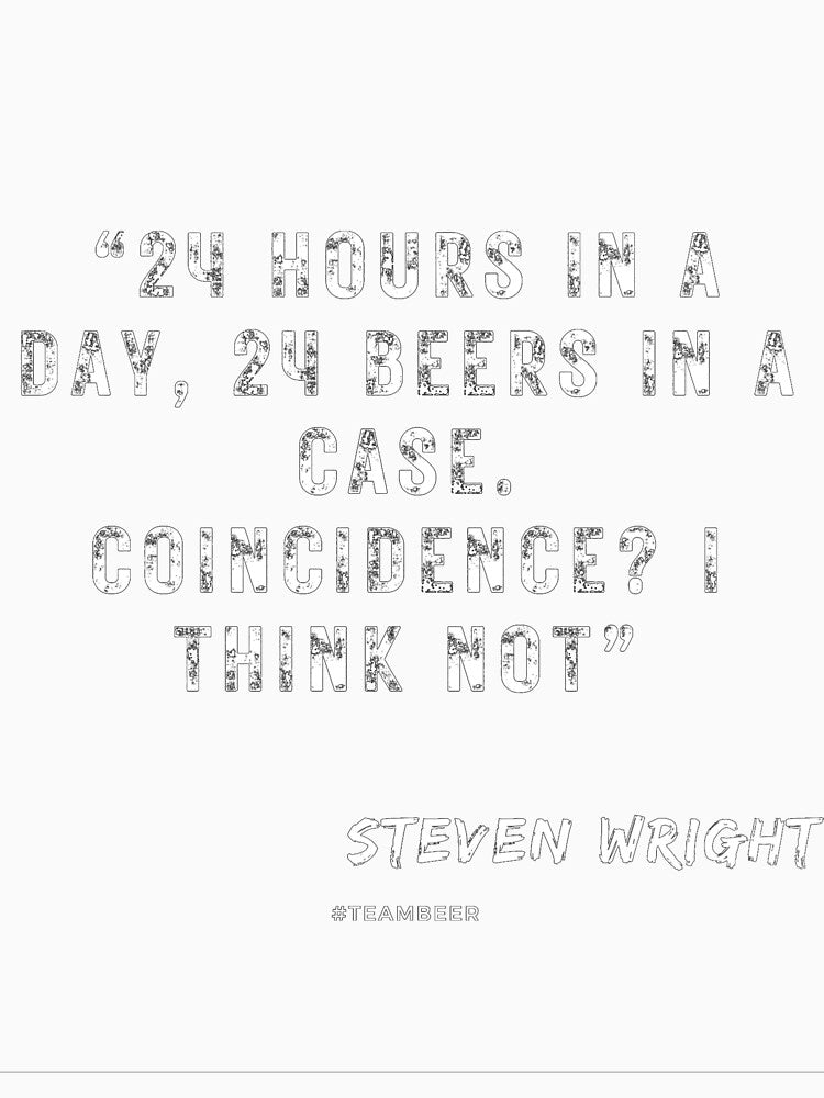 24 hours in a day, 24 beers in a case. Coincidence? I think not. by TheOldMuflon Unisex , , , Long Sleeve Tee
