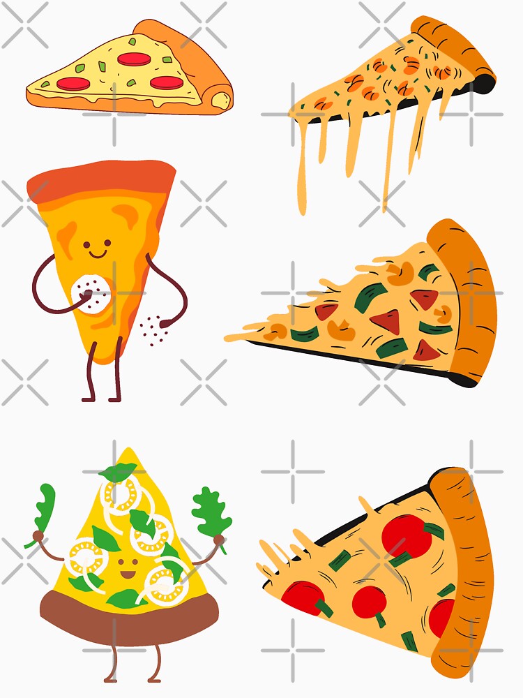 Pizza miam by ronaldsonou Unisex , , , Long Sleeve Tee