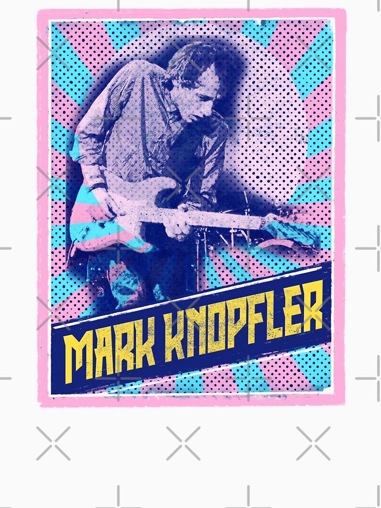 Pop Art Mark Knopfler 1980 by abah776 Unisex , , , Long Sleeve Tee