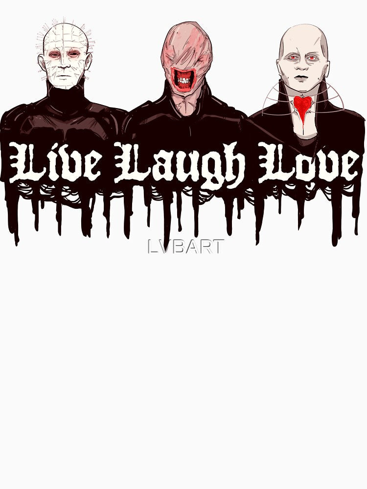 Live Laugh Suffer by LVBART Unisex , , , Long Sleeve Tee