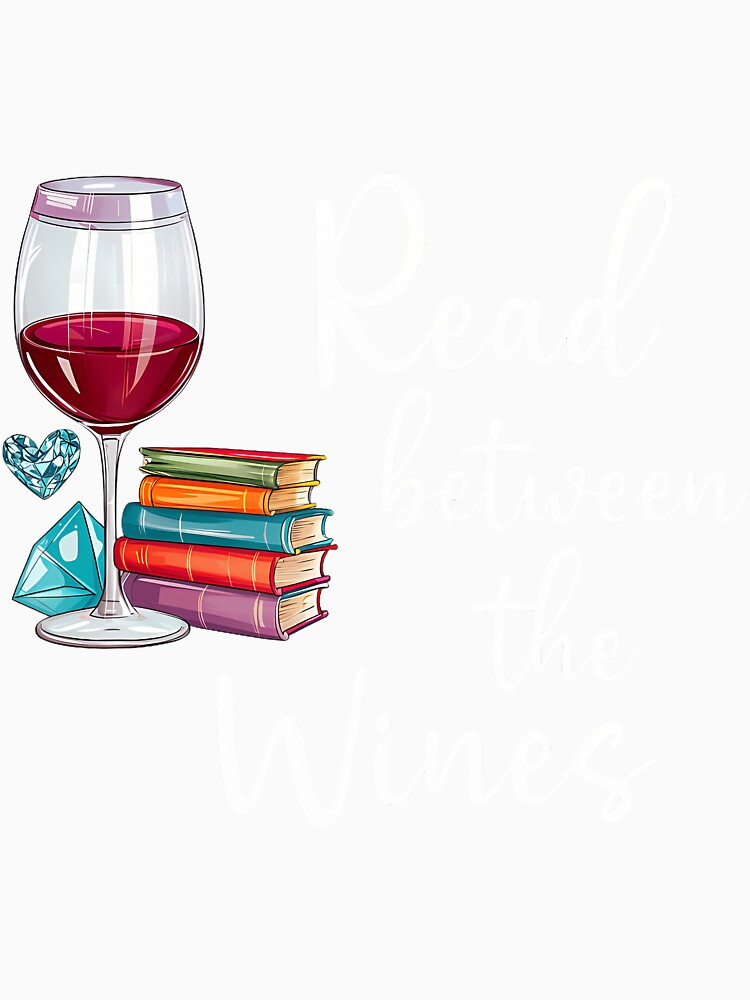 Read Between The Wines Im Just A Girl Who Loves Books Wine by desuyomoskov7 Unisex , , , Long Sleeve Tee