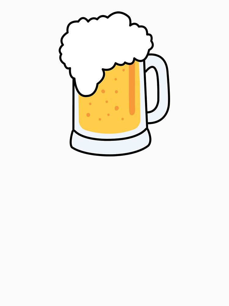 Illustrated Beer Design by PFCustomization Unisex , , , Long Sleeve Tee
