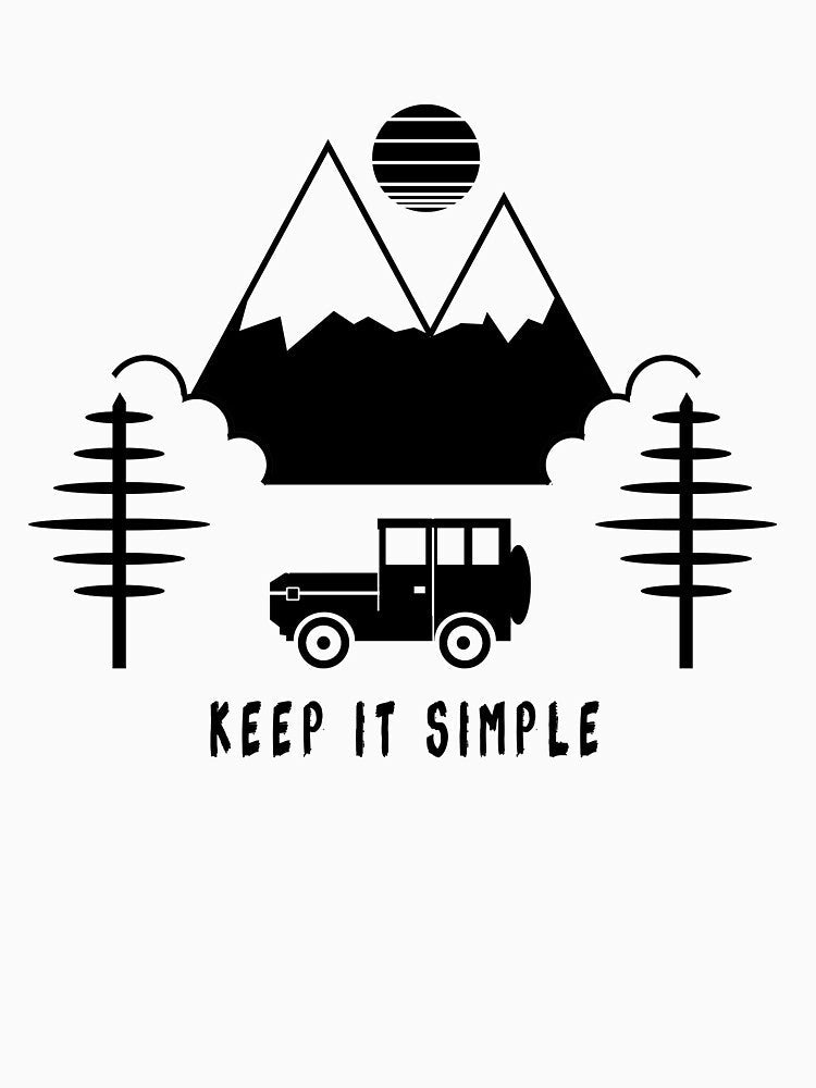 keep it simple by Art-by-da Unisex , , , Long Sleeve Tee