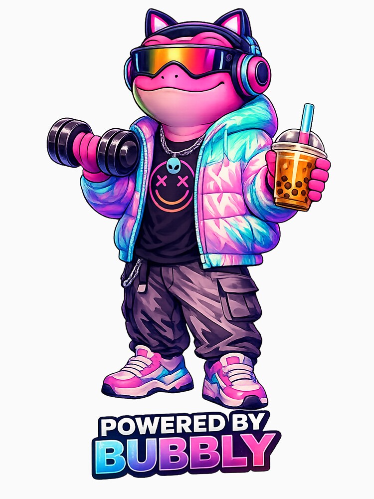 Retro Cyberpunk Frog by BlackRockX Unisex , , , Long Sleeve Tee