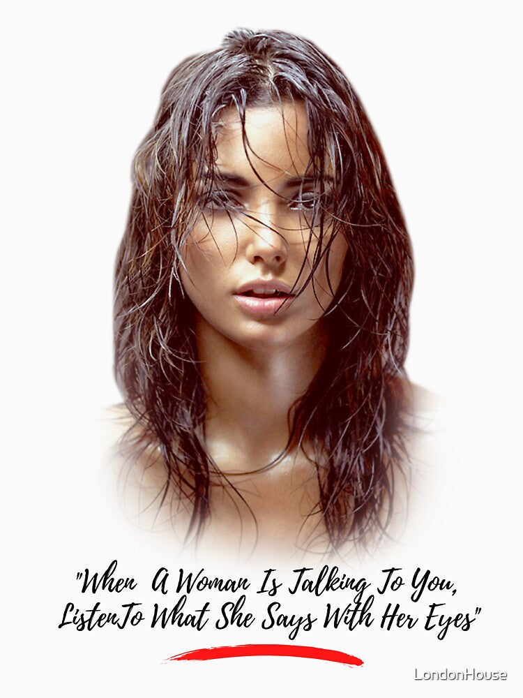 "When A Woman Is Talking To You, ..." by LondonHouse Unisex , , , Long Sleeve Tee