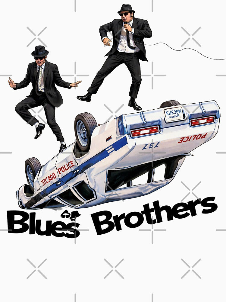 The Blues Brothers Cop Car by darklordpug Unisex , , , Long Sleeve Tee