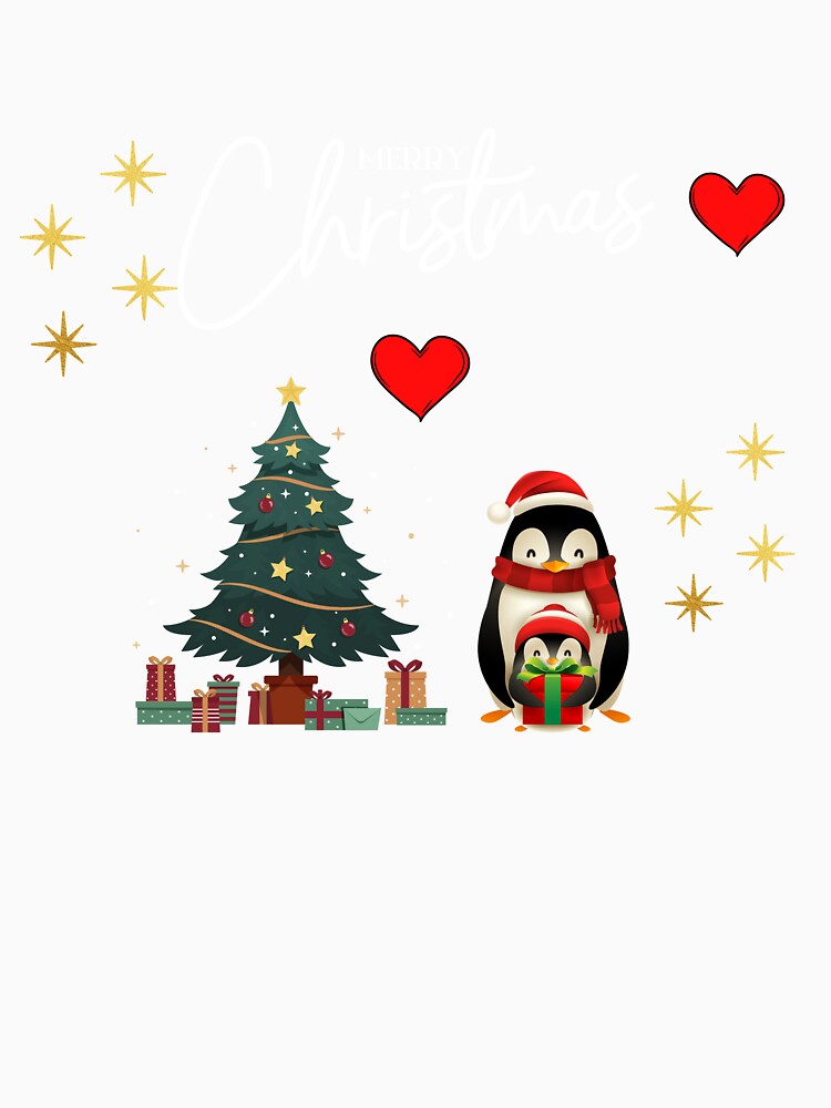 Merry Christmas by I vizi di Bob Unisex , , , Long Sleeve Tee