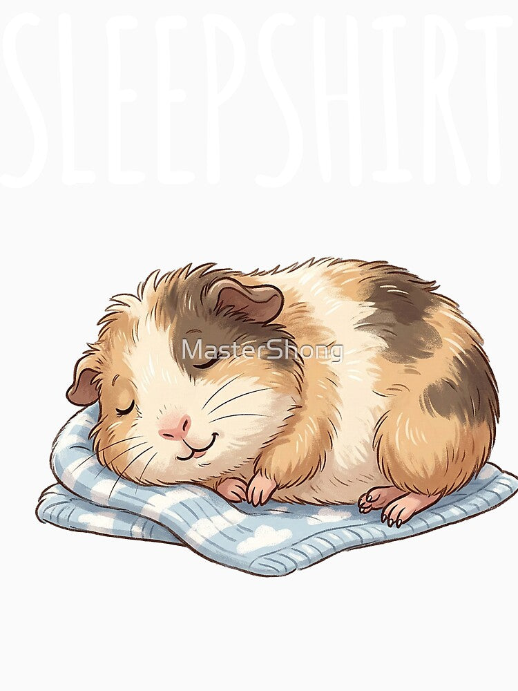 Guinea pig sleep shirt by MasterShong Unisex , , , Long Sleeve Tee