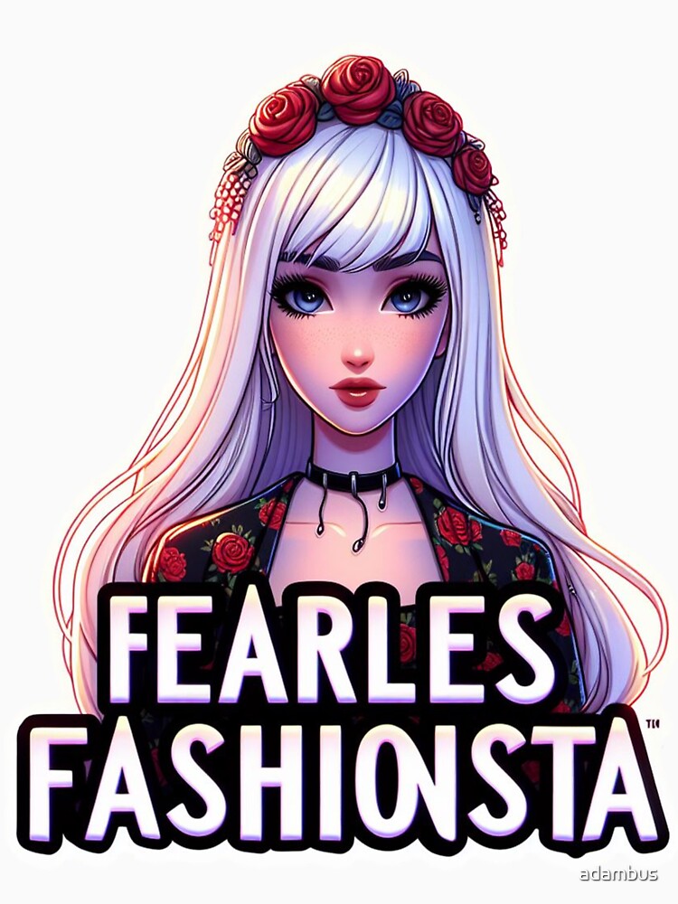 Fearless Fashionista she is Cute angel by adambus Unisex , , , Long Sleeve Tee