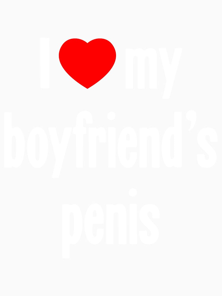 I [Heart] My Boyfriend's Penis by Good-Looking Corpse Unisex , , , Long Sleeve Tee