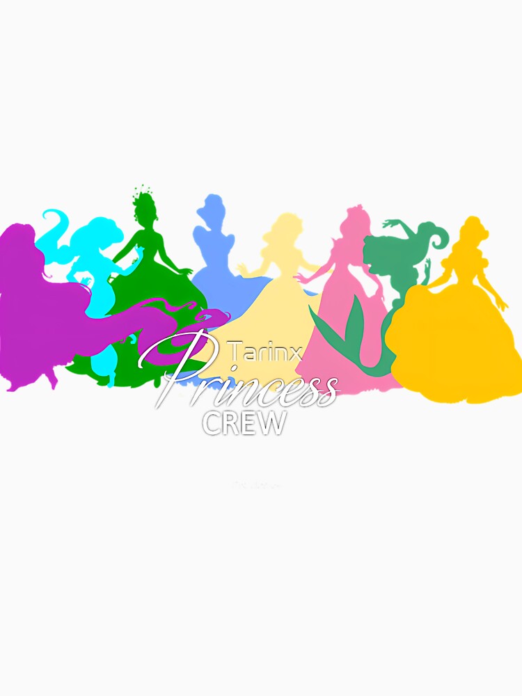 Princess Crew Fitted V-Neck by Tarinx Unisex , , , Long Sleeve Tee
