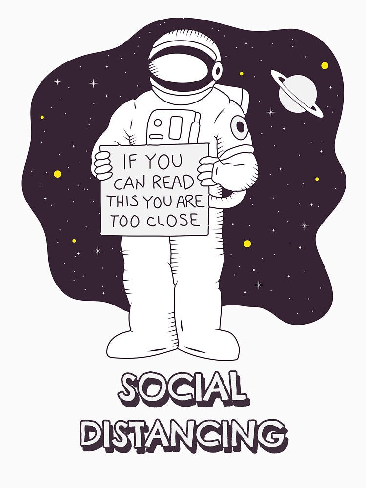 Casual Social Distancing by XJBK Unisex , , , Long Sleeve Tee