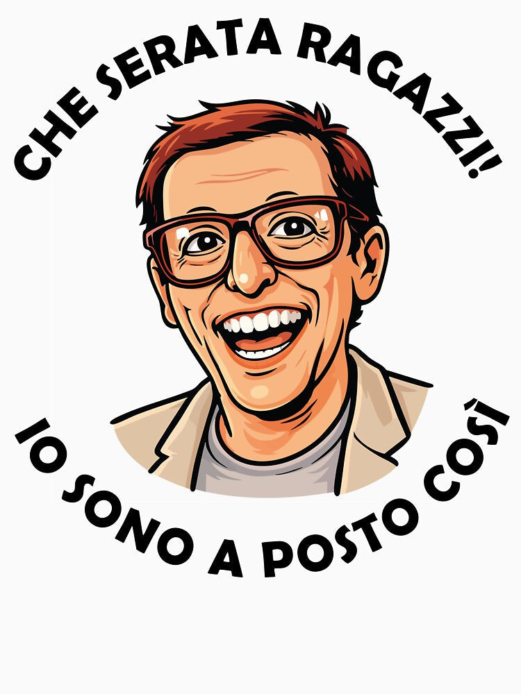 Gineprio - Che serata ragazzi, io sono a posto così by sebph Unisex , , , Long Sleeve Tee