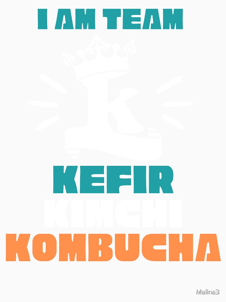 Team K: Kimchi, Kefir, Kombucha by Malina3 Unisex , , , Long Sleeve Tee