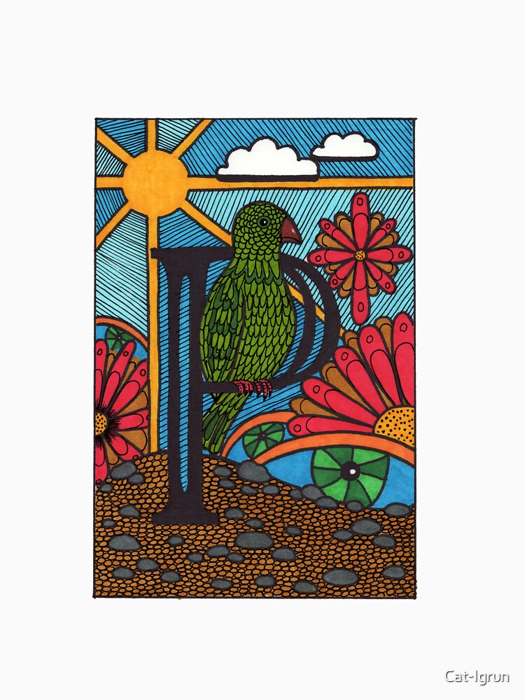 P is for Parrot by Cat-Igrun