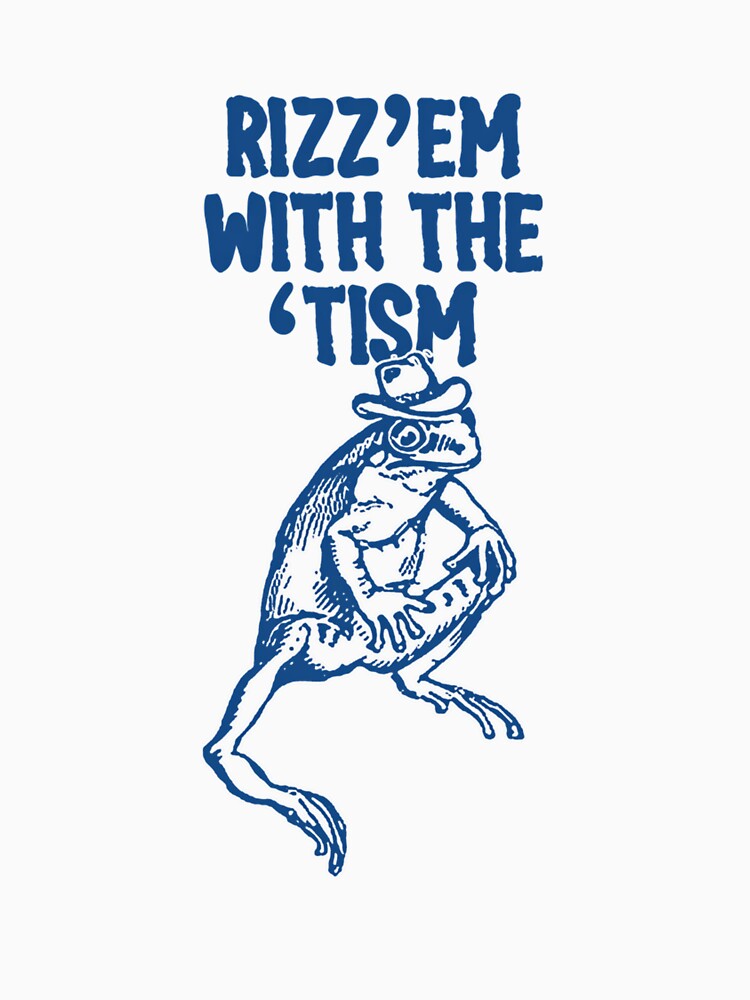 Rizz Em With The Tism Unisex by MariaWagner5 Unisex , , , Long Sleeve Tee