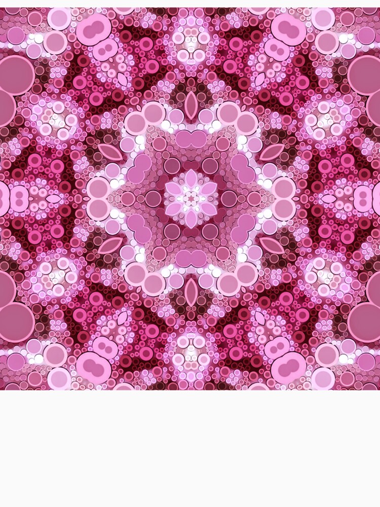 Pink and Magenta Symmetrical Pattern ~ 12.15.25.4 by ArtByLeanie123