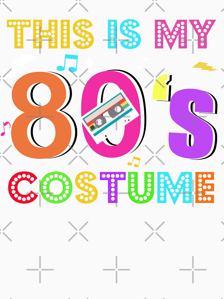 This Is My 80s Costume - Vibe Retro Party Outfit Wear by JukeLox Unisex , , , Long Sleeve Tee