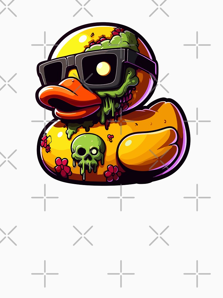 Duck Zombie by MangaCortaTees Unisex , , , Long Sleeve Tee