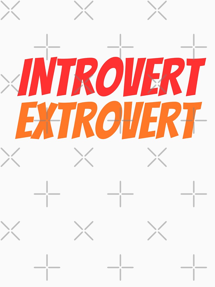 Introvert Extrovert by AngelArtss Unisex , , , Long Sleeve Tee