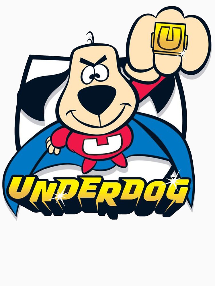 Underdog Superhero Cartoon Graphic by Dimeure-ART Unisex , , , Long Sleeve Tee