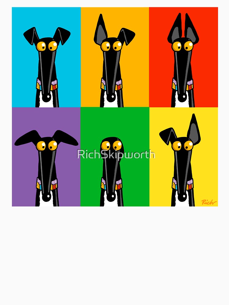 Greyhound Semaphore by RichSkipworth Unisex , , , Long Sleeve Tee