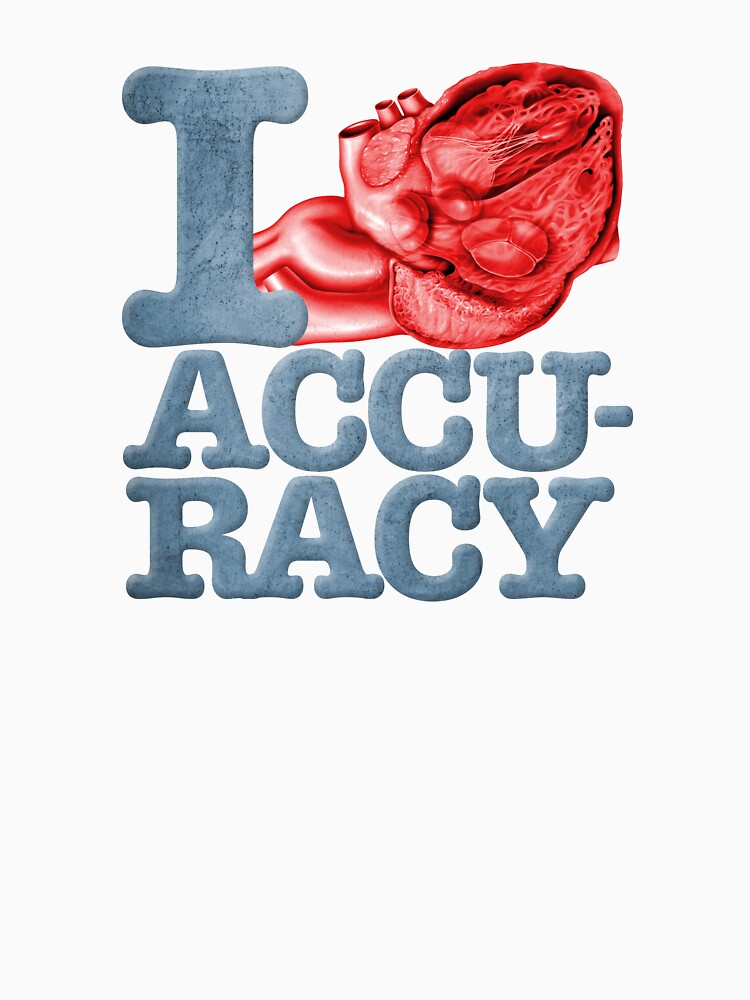 I heart accuracy. v.5 by x1brett Unisex , , , Long Sleeve Tee