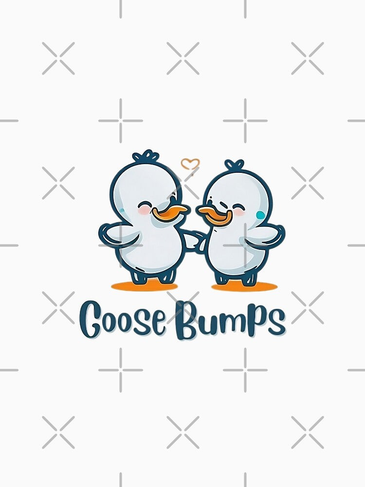 Goose Bumps by Prints Shoppe Unisex , , , Long Sleeve Tee