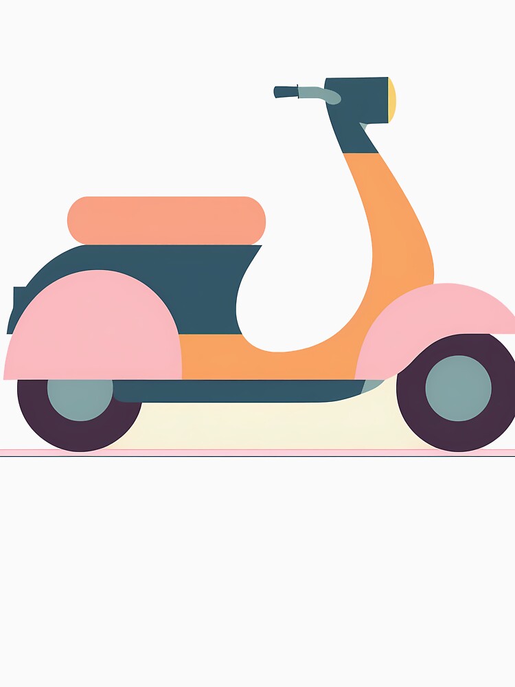 Scooter as Bauhaus Style Art by OzzFrequency