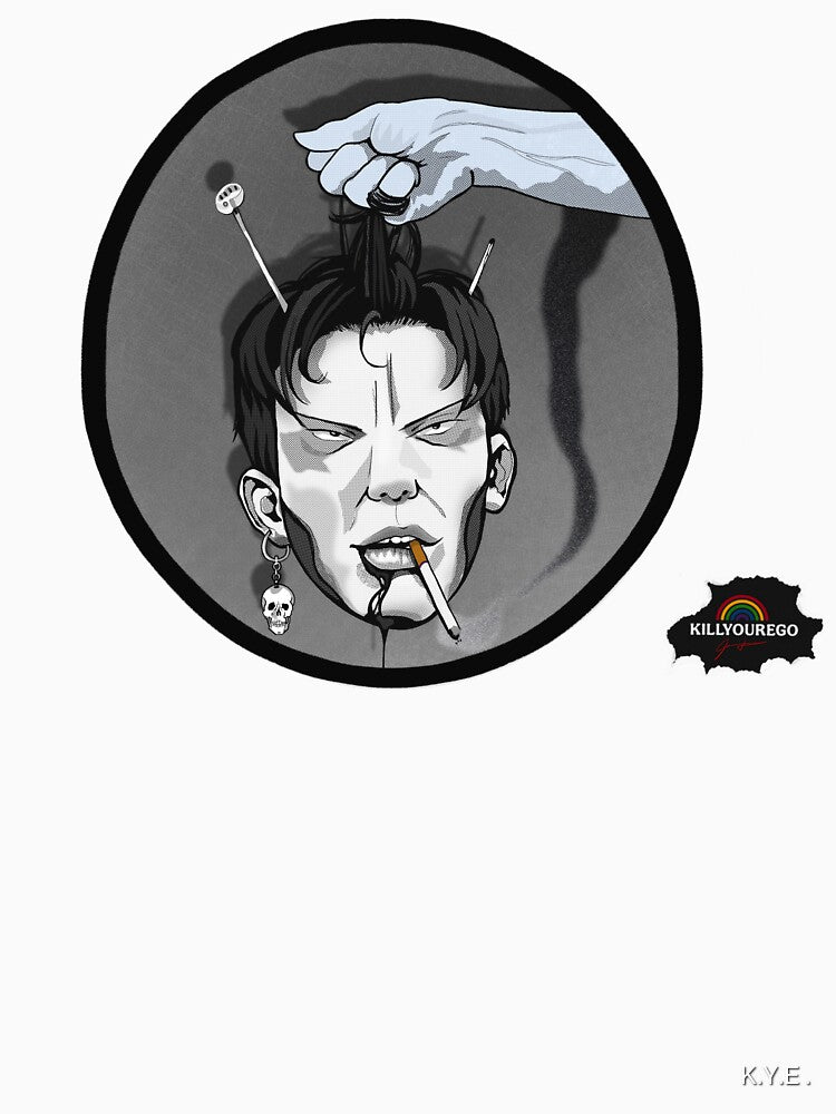Last cigarette by K.Y.E . Unisex , , , Long Sleeve Tee