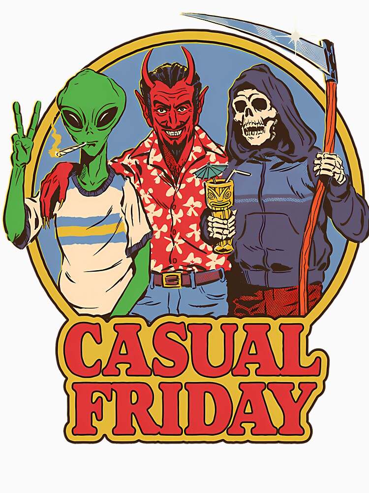 Casual Friday by JoyHopkin Unisex , , , Long Sleeve Tee