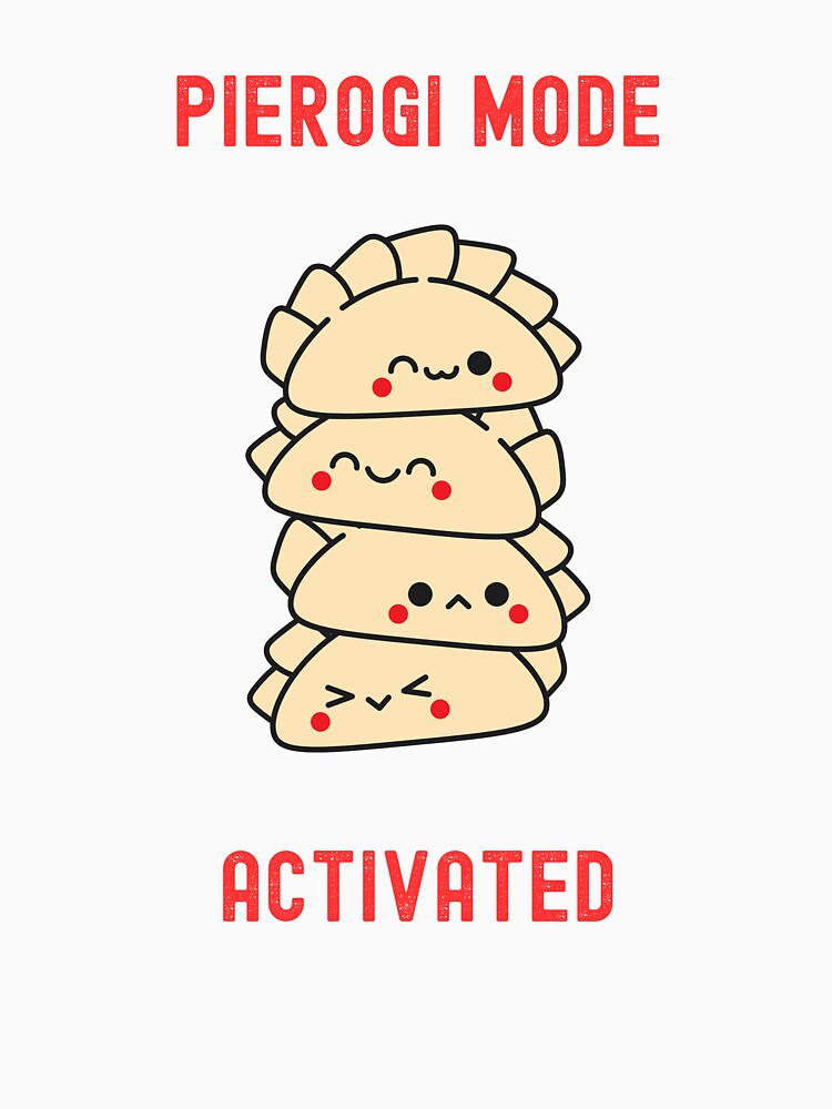 Pierogi Mode Activated Funny by EvocatiVerse Unisex , , , Long Sleeve Tee