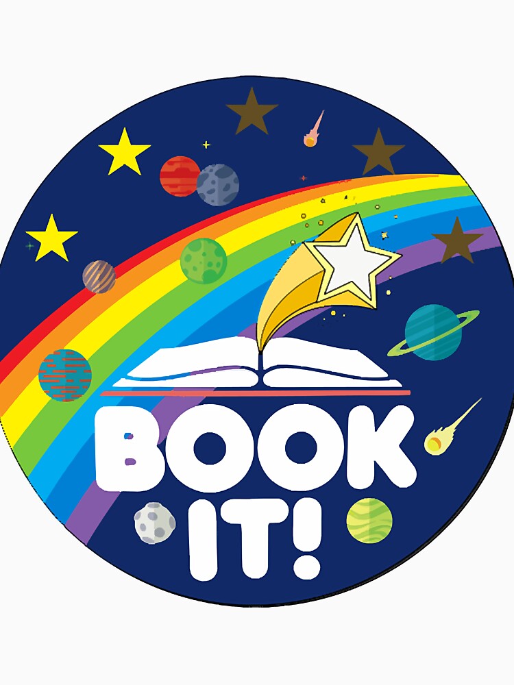 Book It 80s Retro Reading Library Challenge Award by TaiSump Unisex , , , Long Sleeve Tee
