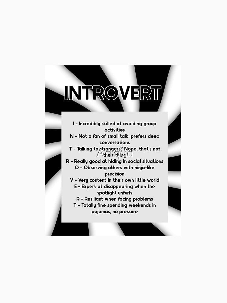I'm an Introvert by Artquo Unisex , , , Long Sleeve Tee