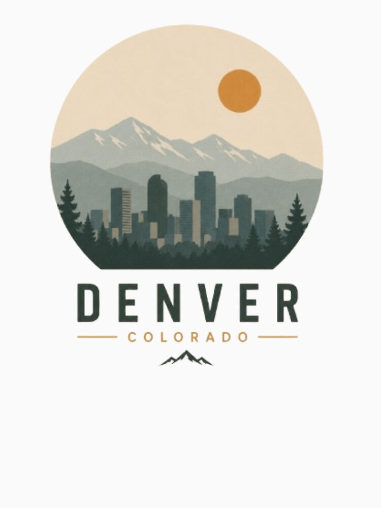 Denver, Colorado Apparel - Tshirt, s, Long Sleeve, Hats, Stickers by projectbadass