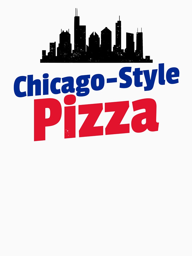 Chicago-Style Pizza by Balkanfood Unisex , , , Long Sleeve Tee