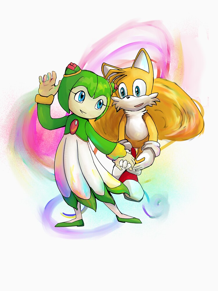 Cosmo and Tails Sonic X by Orchid-Hill Unisex , , , Long Sleeve Tee