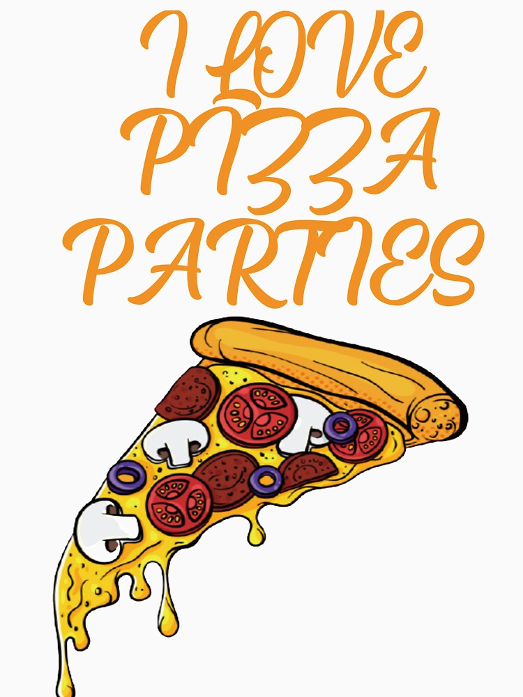 I Love Pizza Parties by Ivardesigner Unisex , , , Long Sleeve Tee