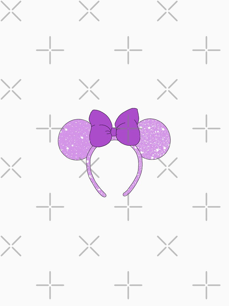 Purple mouse ears by toriyoung20 Unisex , , , Long Sleeve Tee