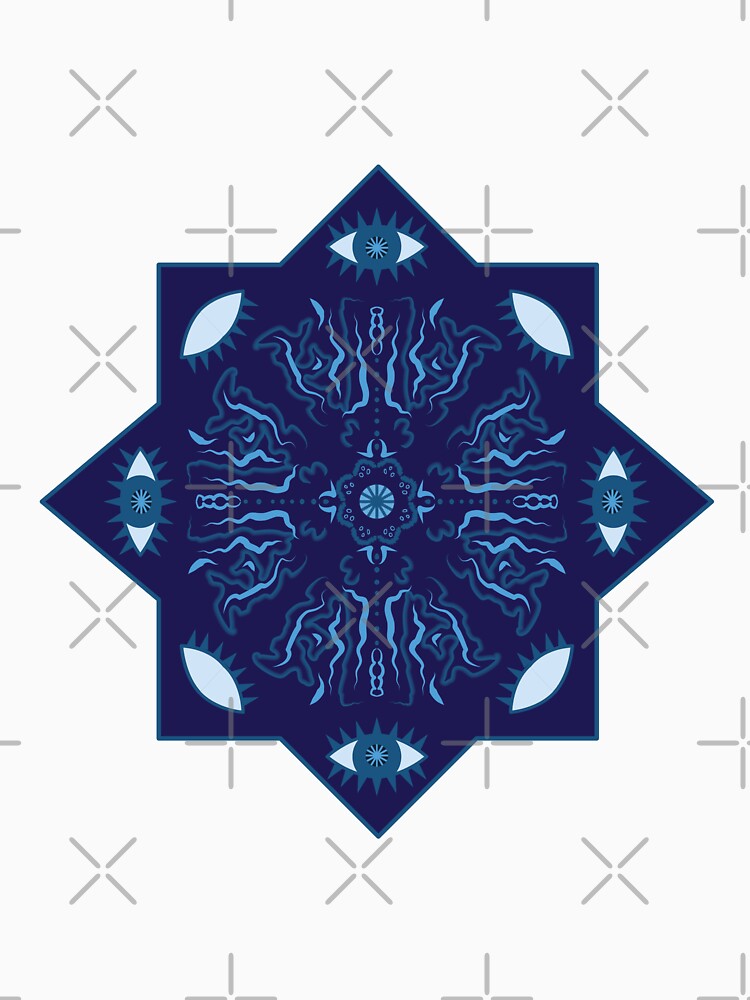 Third Eye Chakra Mandala by Scrabbly Doodles